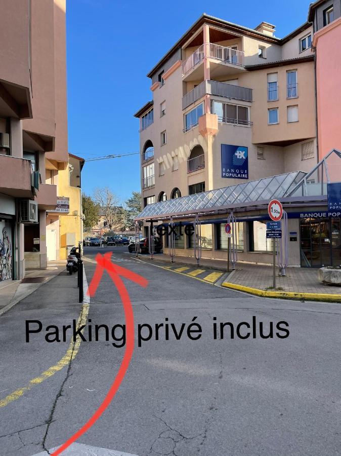 Ferienwohnung T2 Plein Centre Au 1Er Etage Avec Parking Prive Millau Exterior foto